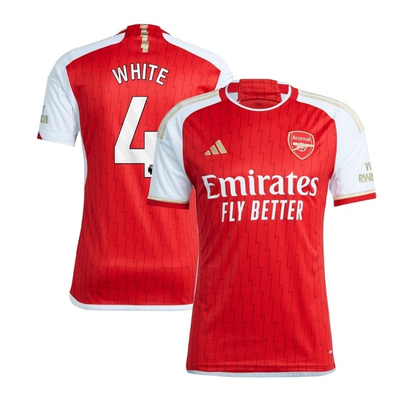 Arsenal Home Shirt 2023-24 with White 4 printing-Red