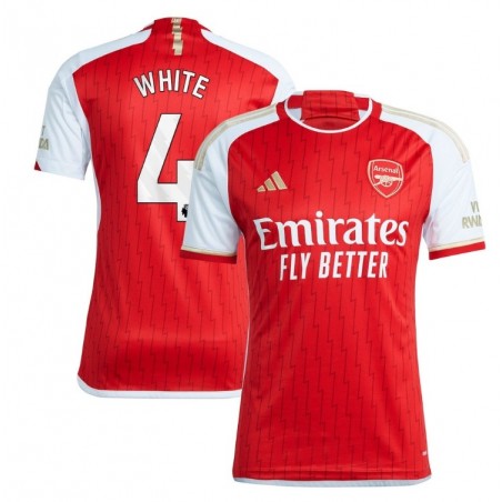 Arsenal Home Shirt 2023-24 with White 4 printing-Red