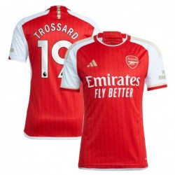 Arsenal Home Shirt 2023-24 with Trossard 19 printing-Red