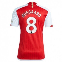 Arsenal Home Shirt 2023-24 with Ødegaard 8 printing-Red