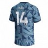 Aston Villa Third Shirt 2023-24 with Pau 14 printing-Light Blue