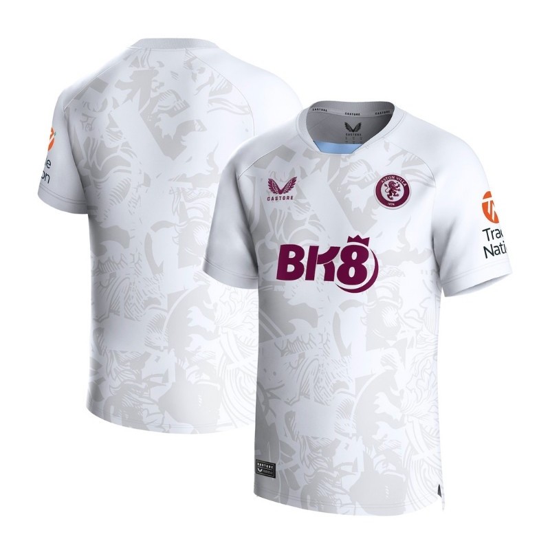 Aston Villa Away Shirt 2023-24-White