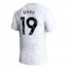 Aston Villa Away Shirt 2023-24 with Diaby 19 printing-White