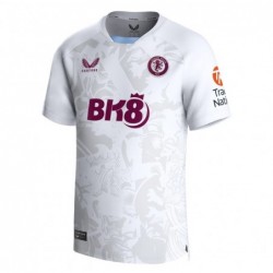 Aston Villa Away Shirt 2023-24 With Tielemans 8 Printing-White