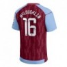 Aston Villa WSL Home Shirt 2023-24 with McLoughlin 16 printing-Maroon