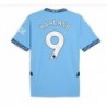 Manchester City Home Shirt 2024-25 with Haaland 9 - Light Blue