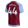 Aston Villa Home Shirt 2023-24 with Kamara 44 printing-Maroon