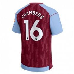 Aston Villa Home Shirt 2023-24 with Chambers 16 printing-Maroon