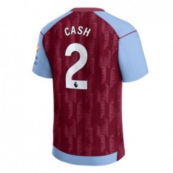 Aston Villa Home Shirt 2023-24 with Cash 2 printing-Maroon