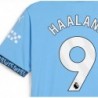 Manchester City Home Shirt 2024-25 with Haaland 9 - Light Blue