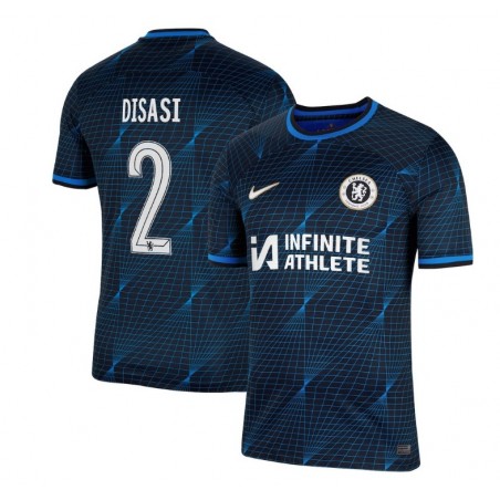 Chelsea Cup Away Stadium Sponsored Shirt 2023-24 With Disasi 2 ,Navy