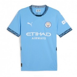 Manchester City Home jersey 2024-25 with Foden 47 - Light Blue