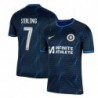 Chelsea Cup Away Stadium Sponsored Shirt 2023-24 With Sterling 7,Navy