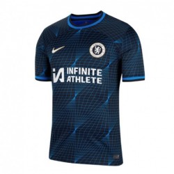 Chelsea Away Stadium Sponsored Shirt 2023-24 With Cucurella 3,Navy