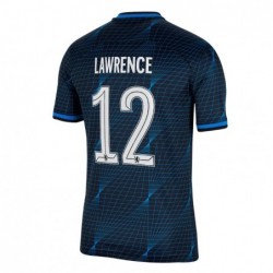 Chelsea Cup Away Stadium Sponsored Shirt 2023-24 With Lawrence 12,Navy