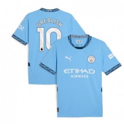 Manchester City Home Shirt 2024-25 with Grealish 10