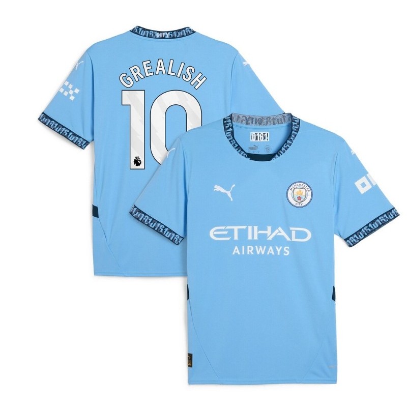 Manchester City Home Shirt 2024-25 with Grealish 10