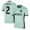 Chelsea Third Stadium Sponsored Shirt 2023-24 With Disasi 2 Printing-Mint