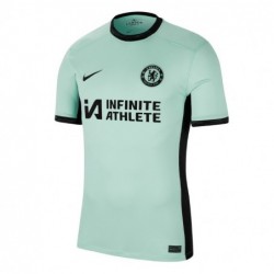 Chelsea Third Stadium Sponsored Shirt 2023-24 With Disasi 2 Printing-Mint