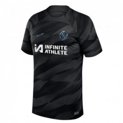 Chelsea Cup Home Goalkeeper Stadium Sponsored Shirt 2023-24 With Beach 50,Black