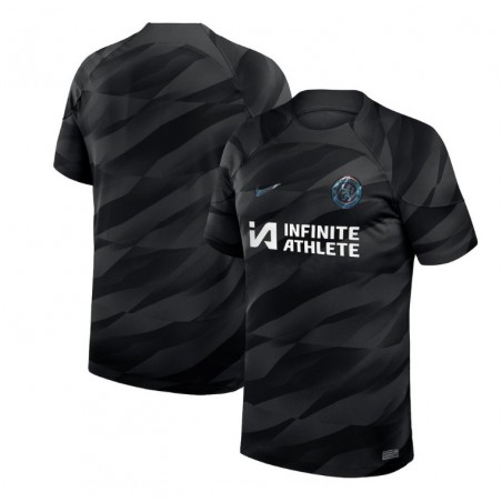 Chelsea Goalkeeper Stadium Sponsored Shirt 2023-24-Black