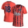 Everton Away Shirt 2023-24 with Young 18 printing-Orange