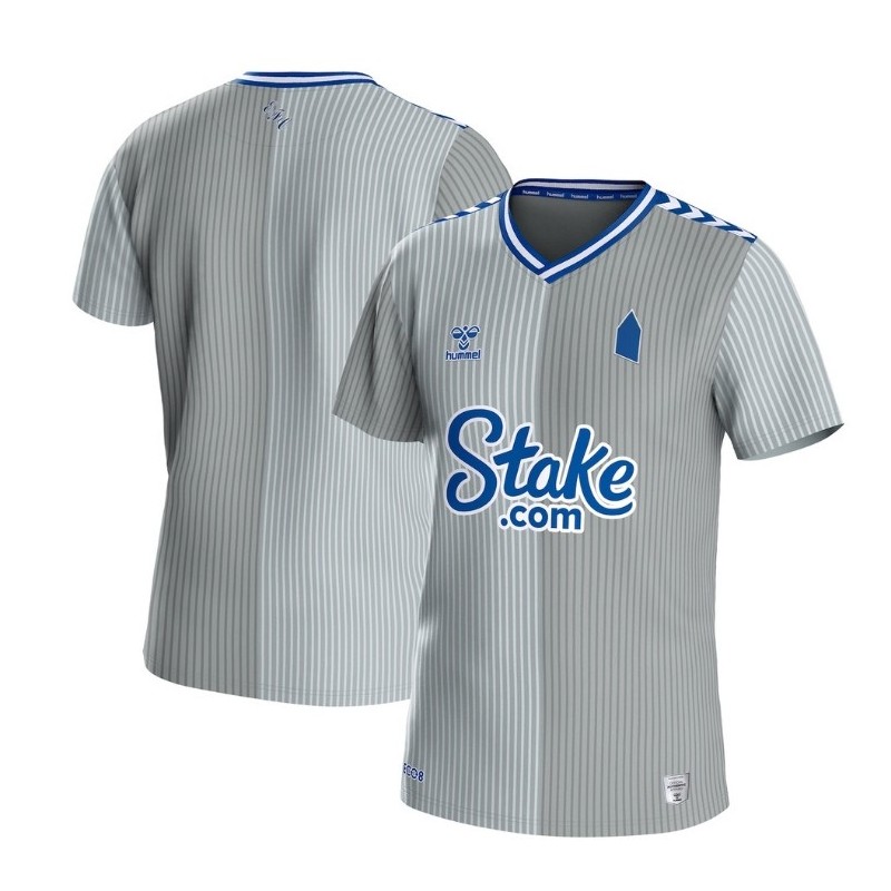 Everton Third Shirt 2023-24-Grey