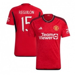 Manchester United Cup Home Shirt 2023-24 with Reguilón 15 printing-Red