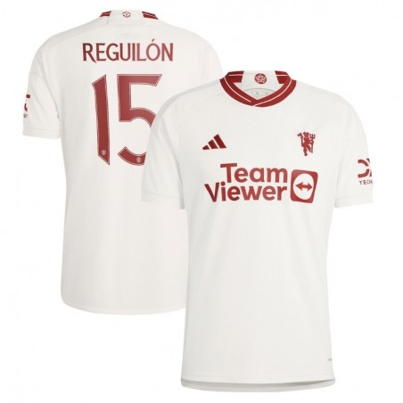 Manchester United Cup Third Shirt 2023-24 with Reguilón 15,White