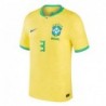 Thiago Silva Brazil National Team 2022/23 Home Jersey - Yellow