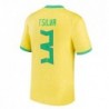 Thiago Silva Brazil National Team 2022/23 Home Jersey - Yellow