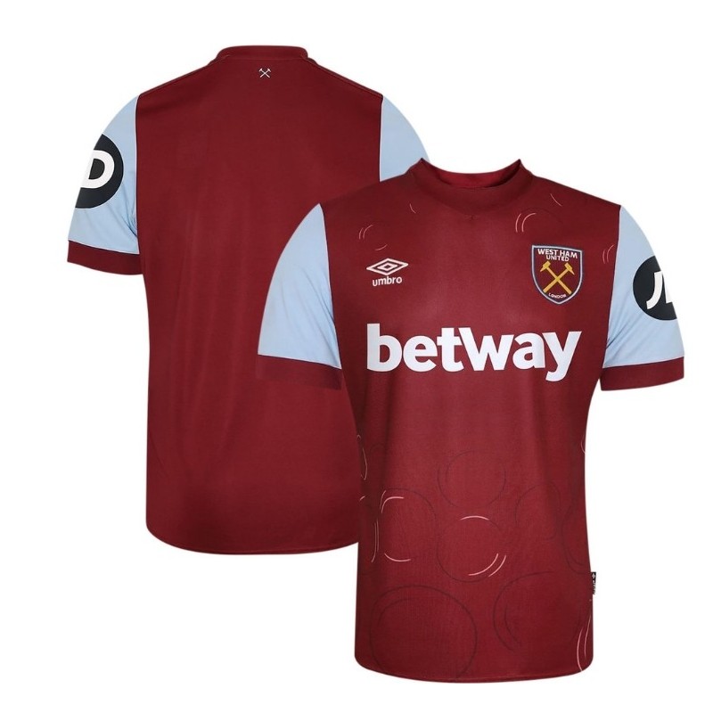 West Ham United Home Shirt 2023-24-Claret