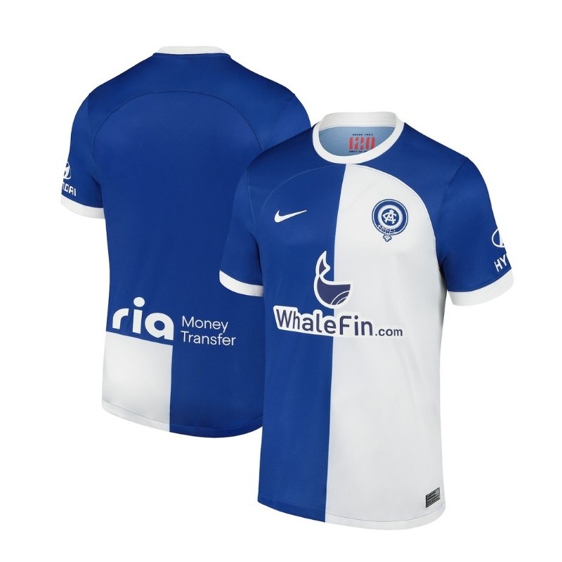 Atlético de Madrid Away Stadium Shirt 2023-24-Blue