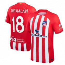 Atlético de Madrid Metropolitano Home Stadium Shirt 2023-24 with Javi Galán 18,Red