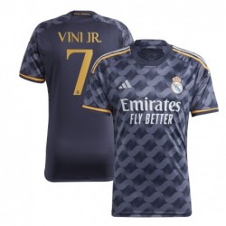 Vinicius Junior Real Madrid 2023/24 Away Player Jersey - Navy