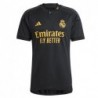 Real Madrid Third Shirt 2023-24 with Tchouaméni 18,Black