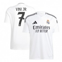 Real Madrid Home Shirt 2024-25 with Vini Jr. 7 ,White