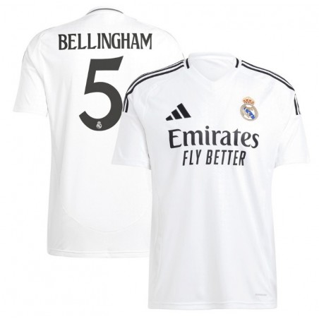 Jude Bellingham Real Madrid 2024-25 Home Player Jersey - White