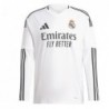 Real Madrid Home Shirt 2024-25 Long Sleeve - White