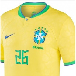 Gabriel Martinelli Brazil National Team 2022/23 Home Jersey - Yellow