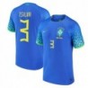 Thiago Silva Brazil National Team 2022/23 Away Jersey - Blue