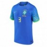 Thiago Silva Brazil National Team 2022/23 Away Jersey - Blue