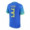 Thiago Silva Brazil National Team 2022/23 Away Jersey - Blue