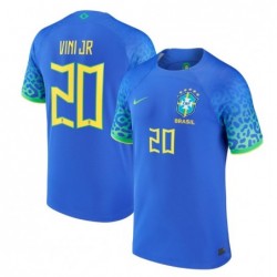 Vinicius Junior Brazil National Team 2022/23 Away Jersey - Blue