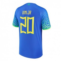 Vinicius Junior Brazil National Team 2022/23 Away Jersey - Blue