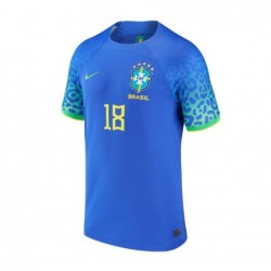 Gabriel Jesus Brazil National Team 2022/23 Away Jersey - Blue