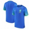 Brazil National Team 2022/23 Away Breathe Stadium Blank Jersey - Blue