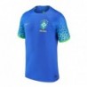 Brazil National Team 2022/23 Away Breathe Stadium Blank Jersey - Blue