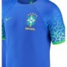 Brazil National Team 2022/23 Away Breathe Stadium Blank Jersey - Blue