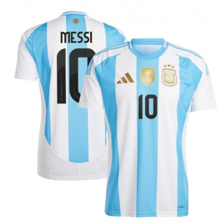 Lionel Messi Argentina National Team 2024 Home Player Jersey - White